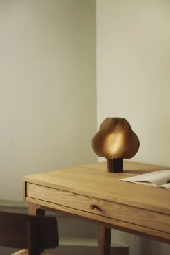 Lampe portable marron caramel 23 cm Soft serve - Crème Atelier