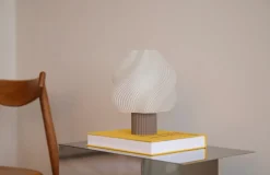 Lampe portable mocha 23 cm Soft serve - Crème Atelier