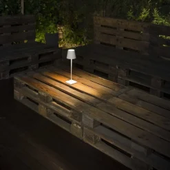 Lampe portable pour extérieur en aluminium gris Toc - Faro Barcelona