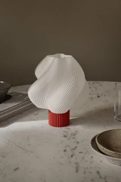 Lampe portable rhubarb 23 cm Soft serve - Crème Atelier