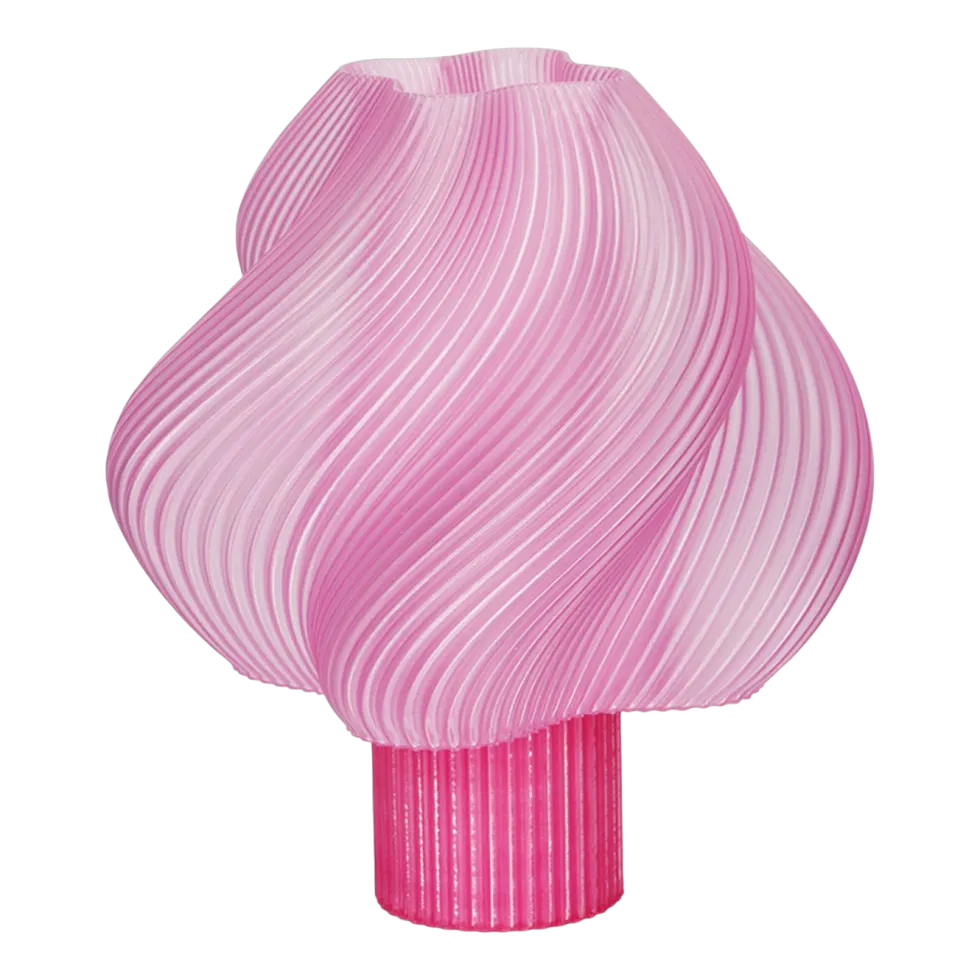 Lampe portable rose sorbet 23 cm Soft serve - Crème Atelier