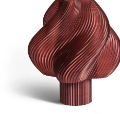 Lampe portable rouge cerise 23 cm Soft serve - Crème Atelier