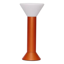 Lampe portative en métal orange 14x30cm - Hübsch