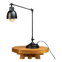 Lampe à poser en acier noir 15x45x12cm Freja - Custom Form