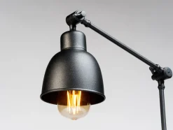 Lampe à poser en acier noir 15x45x12cm Freja - Custom Form