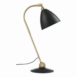 Lampe à poser en laiton et métal noir bestlite 50 cm BL2 - Gubi