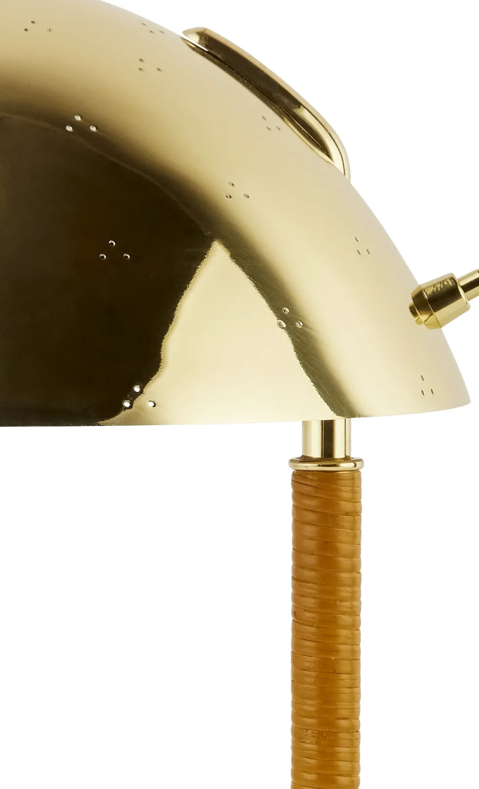 Lampe à poser en laiton poli 36,5 cm Modèle 9209 - Gubi