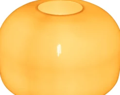 Lampe à poser en verre macchiato et gris chaud 29x25cm Kasumi - Versmissen