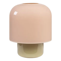Lampe à poser en verre macchiato et olive 25x30cm Kasumi - Versmissen