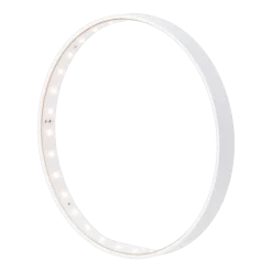 Lampe à poser ronde en acier blanc 22cm Nano - Le deun