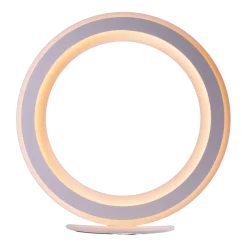 Lampe ronde en acier blanc 50cm Zepto - Le deun