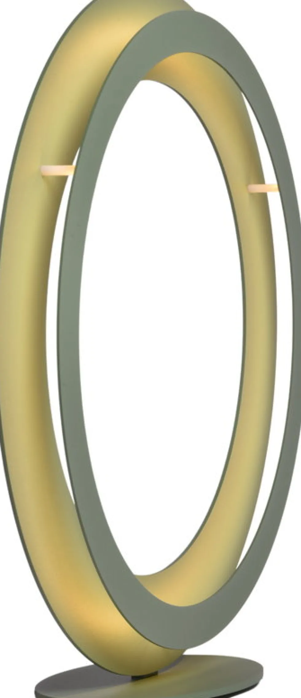 Lampe ronde en acier vert 50cm Zepto - Le deun