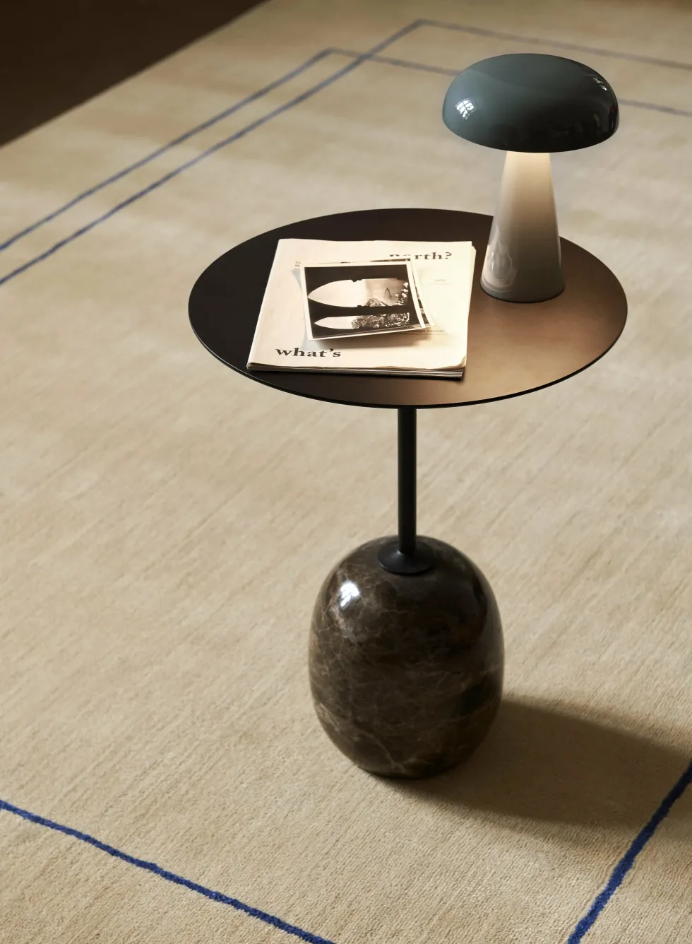 Lampe sans fil bleu Como SC53 - &tradition
