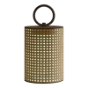Lampe sans fil de jardin en bronze laqué et résine 33 cm Clara - Contardi