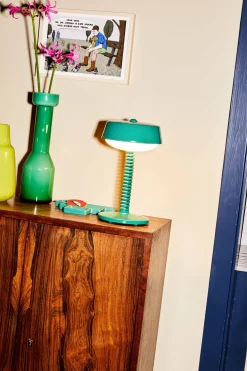 Lampe sans fil en acier vert jungle 30 x 18 cm Bellboy- Fatboy