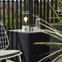 Lampe sans fil en aluminium blanc Bancoulier 13,5 x 12,5 cm The Muse x Farrow & Ball - Tala