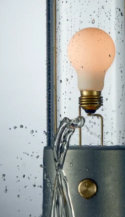 Lampe sans fil en aluminium brut 13,5 x 12,5 cm The Muse - Tala