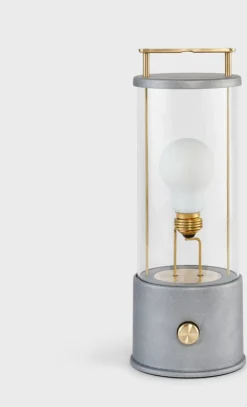 Lampe sans fil en aluminium brut 13,5 x 12,5 cm The Muse - Tala