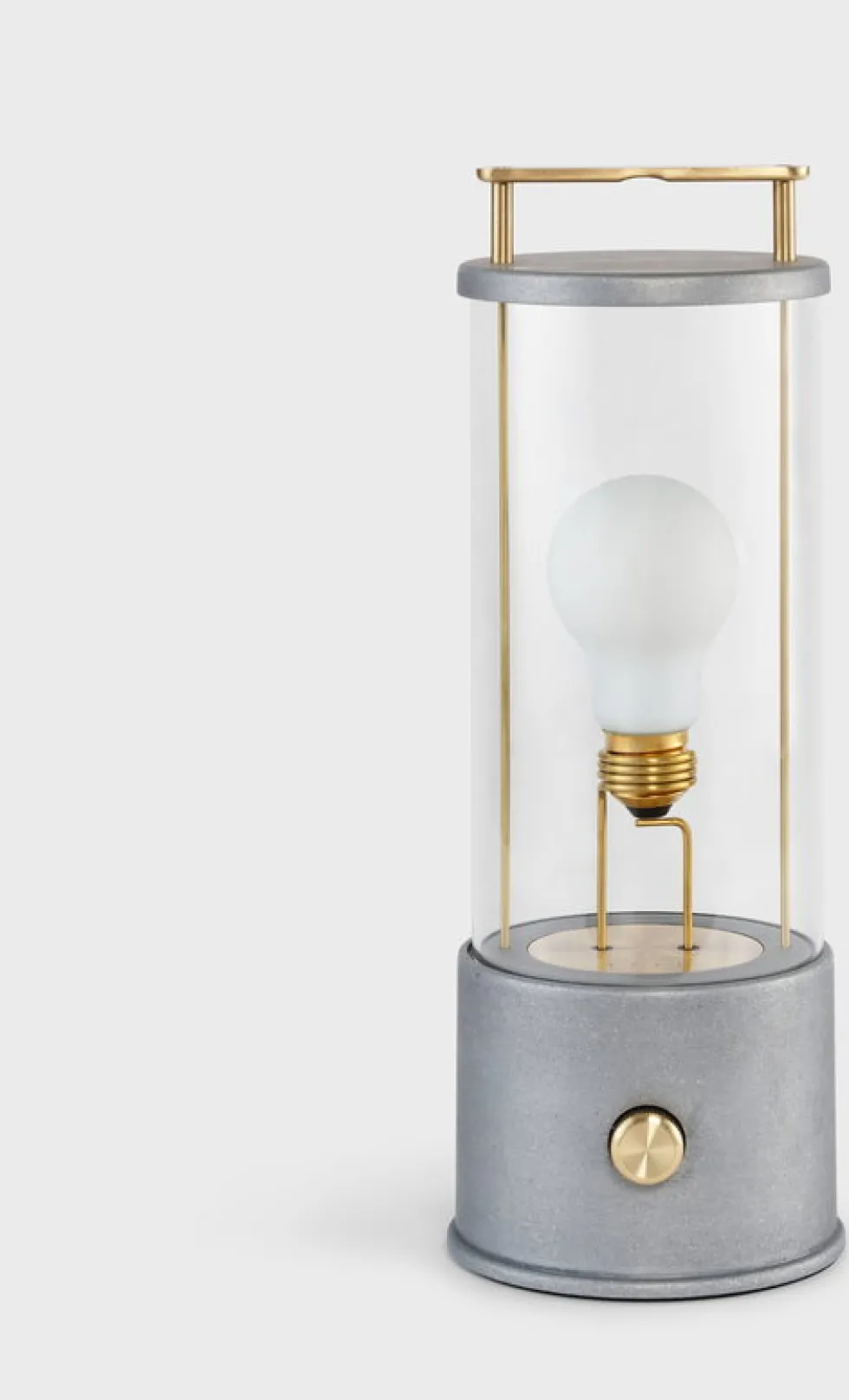 Lampe sans fil en aluminium brut 13,5 x 12,5 cm The Muse - Tala