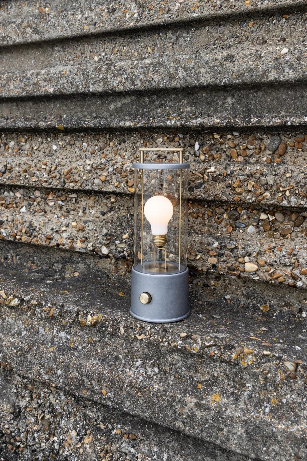 Lampe sans fil en aluminium brut 13,5 x 12,5 cm The Muse - Tala
