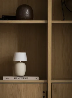 Lampe sans fil en céramique crème 18 x 36 cm Torso - Audo