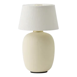 Lampe sans fil en céramique crème 18 x 36 cm Torso - Audo