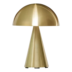 Lampe sans fil en fer finition laiton 15x20cm Mush - Hübsch