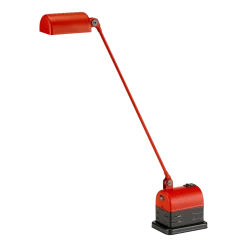 Lampe sans fil en métal rouge mat Daphinette - Lumina