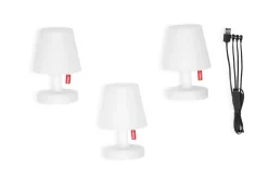Lampes sans fil blanc set de 3 Edison The Mini - Fatboy