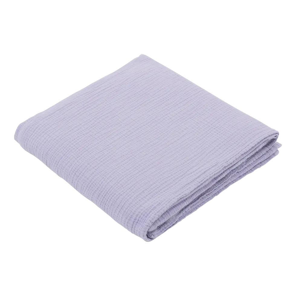 Lange en gaze de coton 90 x 90 cm lavande Les Petits - The Cool Republic