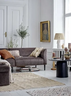 Lanna Pouf Marron Mélange Polyester - Bloomingville