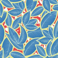 Lé de papier peint bleu Hassanatou - MUES Design