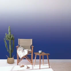 Lé de papier peint bleu nuit Séraphine- MUES Design