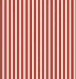 Lé de papier peint rouge brique et rose pâle Ernest 21 - Mues Design