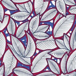 Lé de papier peint rouge Hassanatou - MUES Design