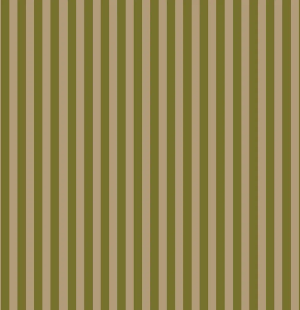 Lé de papier peint vert kaki et beige Ernest 25 - Mues Design