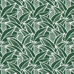 Lé de papier peint vert Robinson - MUES Design
