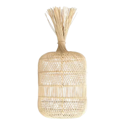 Le lampadaire Dumpling - Pendentif - Naturel - M - Bazar Bizar