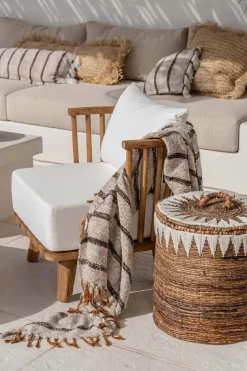 Le plaid S'il Vous - Bohème Blanc - Bazar Bizar