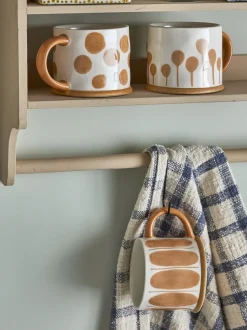Linora Mug Brown Stoneware - Bloomingville