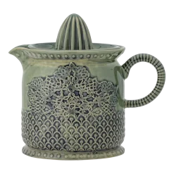 Liselu Lemon Juicer Green Stoneware - (Presse-agrumes citron en grès vert) Bloomingville
