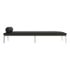 Lit de jour en acier et cuir anthracite Man - NORR11