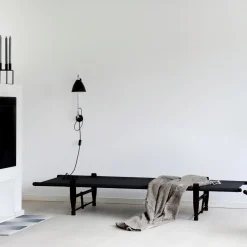 Lit de jour en bois noir OGK Basic - Skovshoved Møbelfabrik & Co