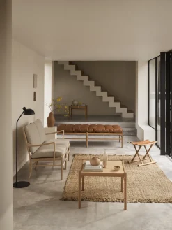 Lit de jour en chêne savonné et assise re-wool 0218 180x70cm OW150 - Carl Hansen & Søn