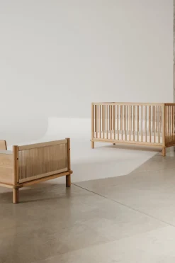 Lit enfant en chêne massif naturel 70x140cm Latitude - Nobodinoz