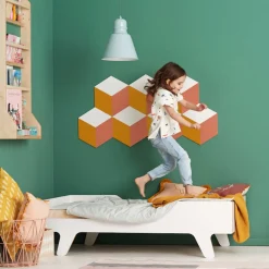 Lit gris pour enfant 140x70 cm Dream- Nuki Shop