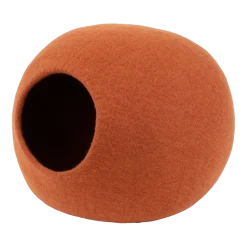 Lit pour chat en laine rouille 38cm Lora - Myfelt