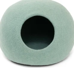 Lit pour chat en laine turquoise 38cm Fine - Myfelt