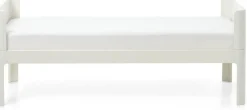 Lit simple pour enfant en bois contreplaqué crème 70x150cm Nova - Flexa