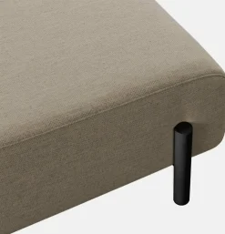 Élément angle gauche de canapé modulable beige Palo - Hem